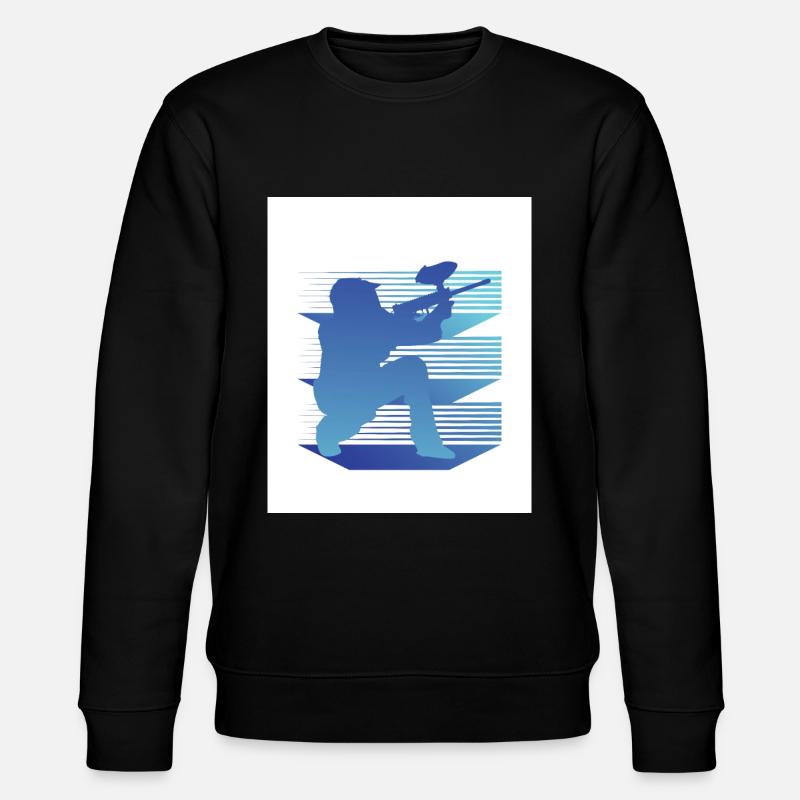 Geometry Paintball - Stanley/Stella CHANGER Unisex Organic Sweatshirt - black