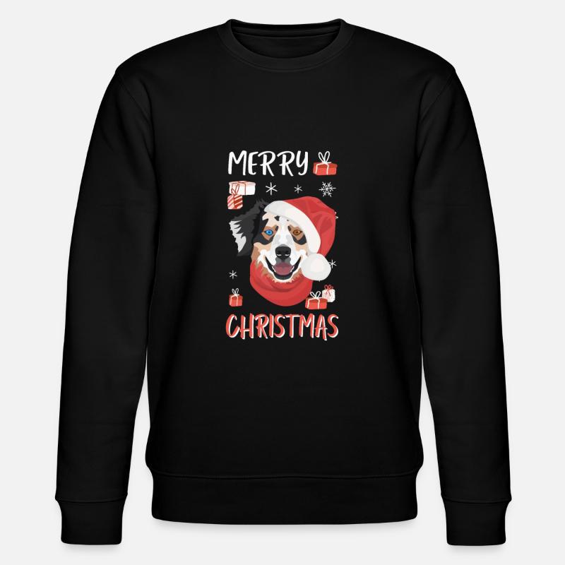 Berger australien Joyeux Noël - Sweat bio CHANGER Stanley/Stella Unisexe - noir