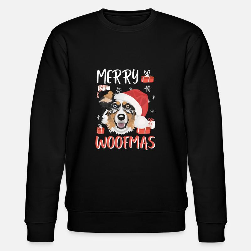 Berger australien Joyeux Noël - Sweat bio CHANGER Stanley/Stella Unisexe - noir