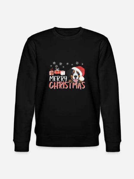 Bouvier Bernois Joyeux Noël - Sweat bio CHANGER Stanley/Stella Unisexe - noir
