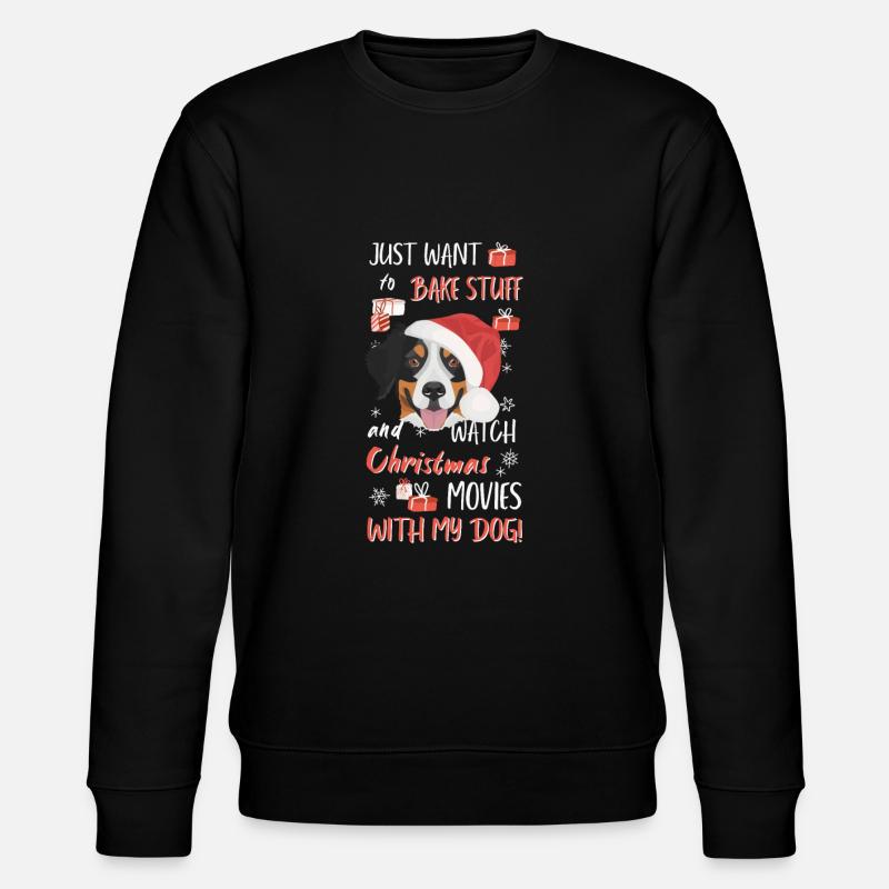 Bouvier Bernois Joyeux Noël - Sweat bio CHANGER Stanley/Stella Unisexe - noir