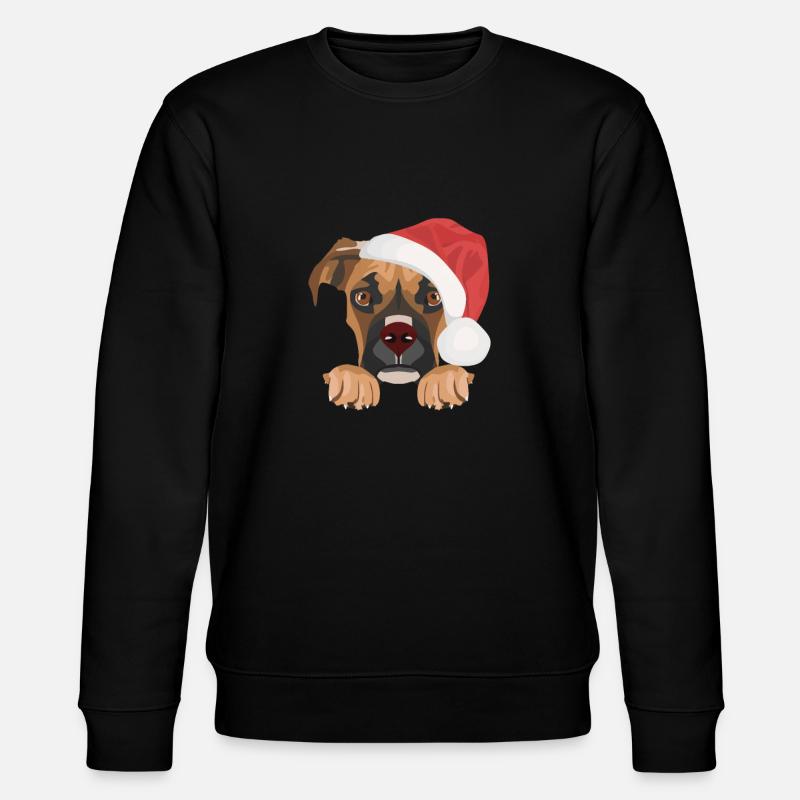 Boxer Joyeux Noël - Sweat bio CHANGER Stanley/Stella Unisexe - noir