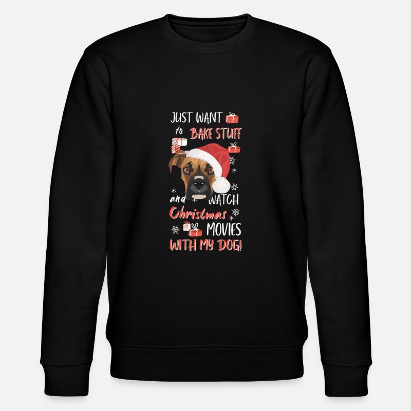 Boxer Joyeux Noël - Sweat bio CHANGER Stanley/Stella Unisexe - noir