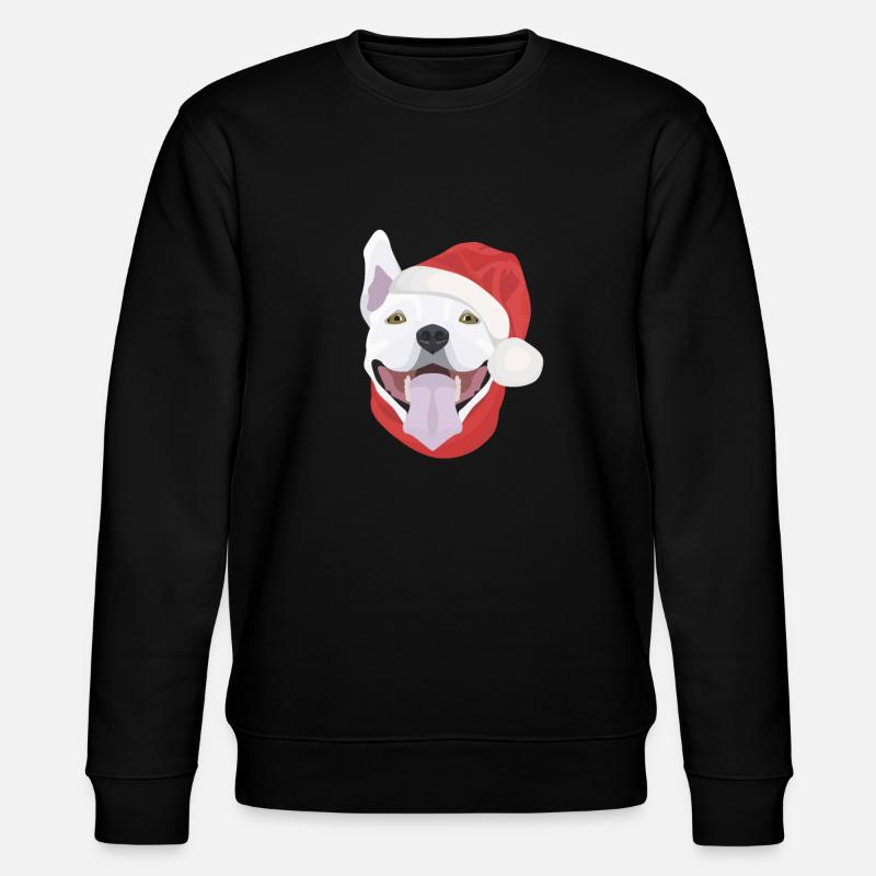 Bull Terrier Joyeux Noël - Sweat bio CHANGER Stanley/Stella Unisexe - noir