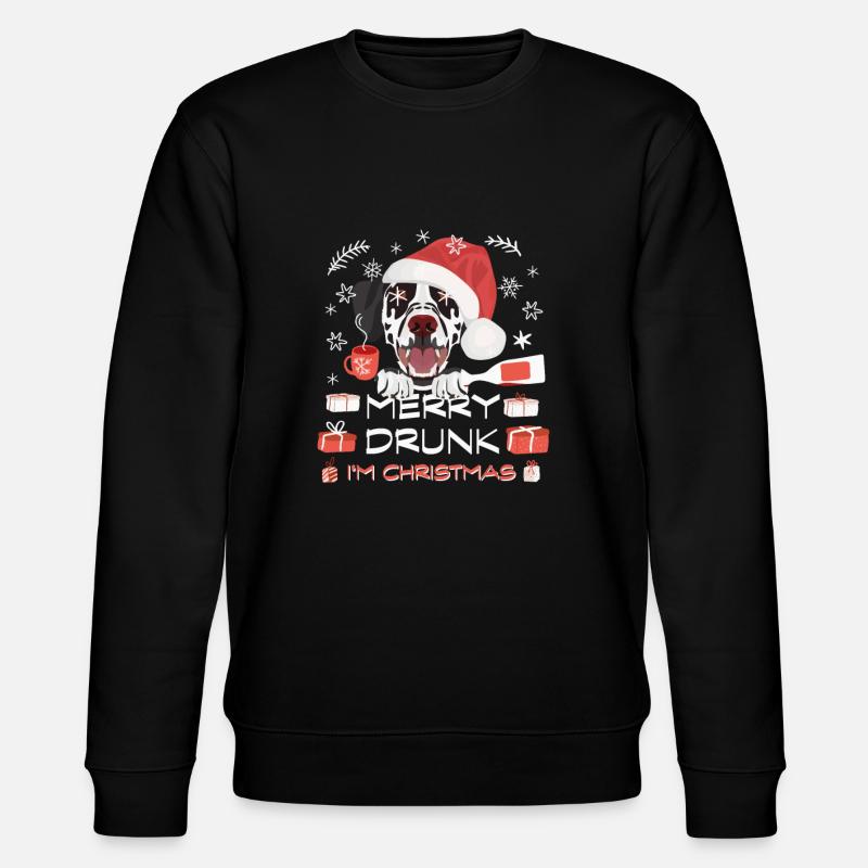 Marché de Noël dalmate - Sweat bio CHANGER Stanley/Stella Unisexe - noir
