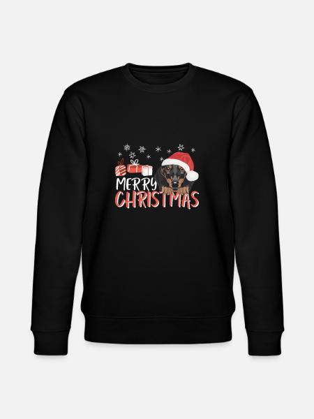 Teckel Joyeux Noël - Sweat bio CHANGER Stanley/Stella Unisexe - noir