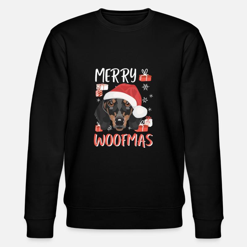 Teckel Joyeux Noël - Sweat bio CHANGER Stanley/Stella Unisexe - noir