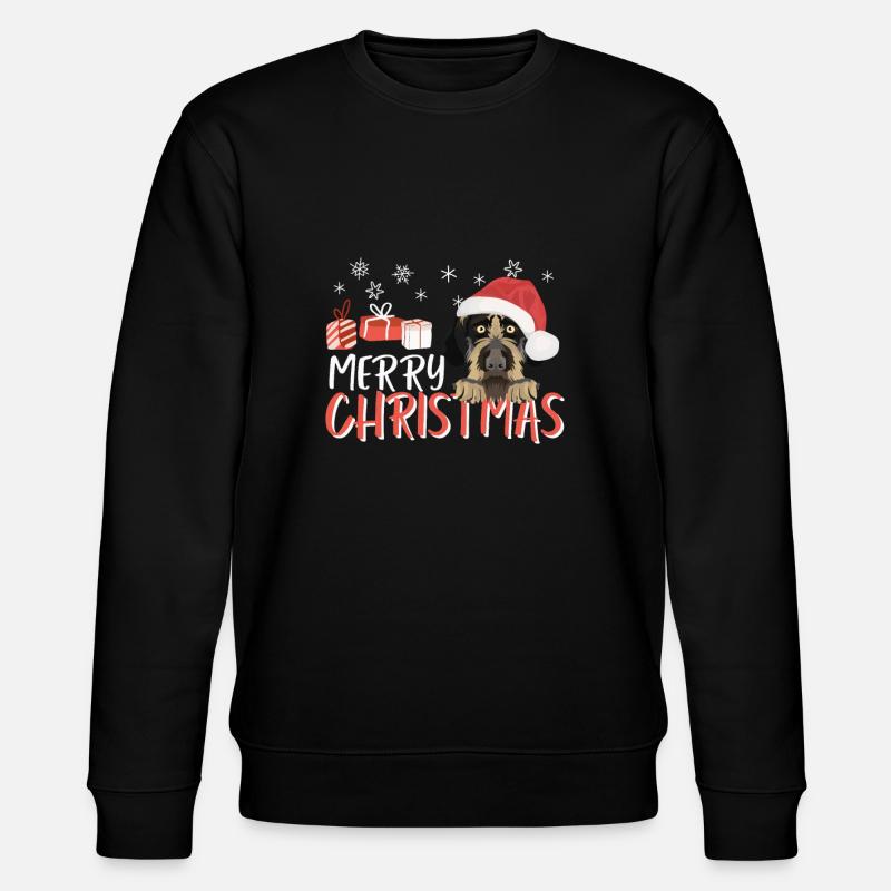 German Wirehair Joyeux Noël - Sweat bio CHANGER Stanley/Stella Unisexe - noir