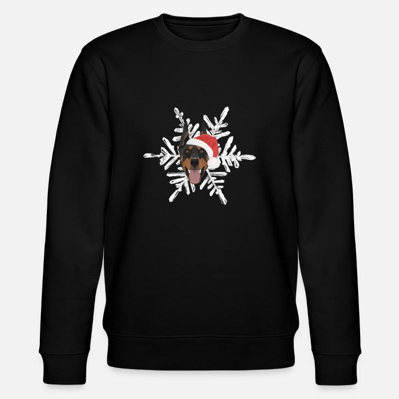Doberman Joyeux Noël - Sweat bio CHANGER Stanley/Stella Unisexe - noir