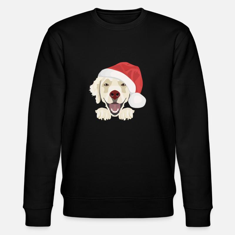 Golden Retriever Joyeux Noël - Sweat bio CHANGER Stanley/Stella Unisexe - noir