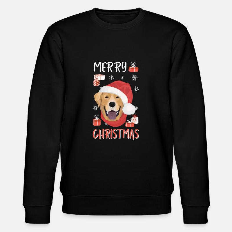 Joyeux Noël Labrador - Sweat bio CHANGER Stanley/Stella Unisexe - noir