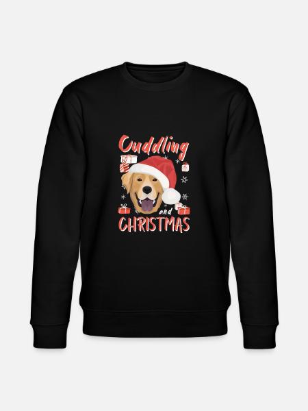 Labrador Merry Christmas - Stanley/Stella CHANGER Unisex Organic Sweatshirt - black
