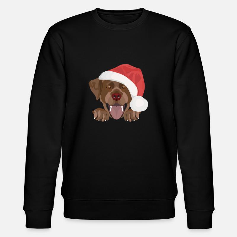 Joyeux Noël Labrador - Sweat bio CHANGER Stanley/Stella Unisexe - noir