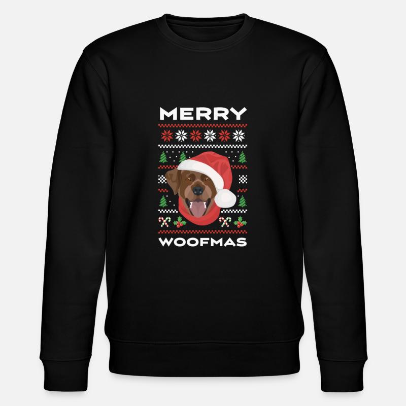Joyeux Noël Labrador - Sweat bio CHANGER Stanley/Stella Unisexe - noir