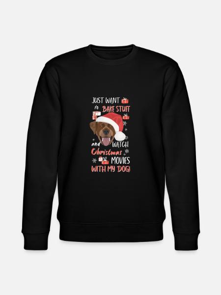 Labrador Merry Christmas - Stanley/Stella CHANGER Unisex Organic Sweatshirt - black