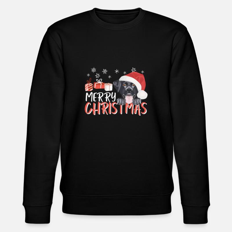 Joyeux Noël Labrador - Sweat bio CHANGER Stanley/Stella Unisexe - noir