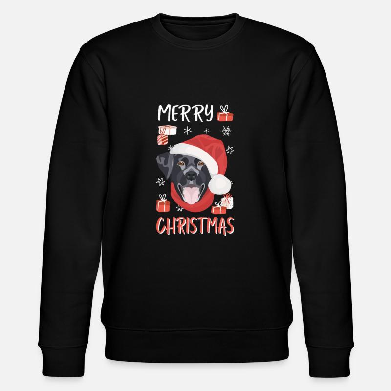 Joyeux Noël Labrador - Sweat bio CHANGER Stanley/Stella Unisexe - noir