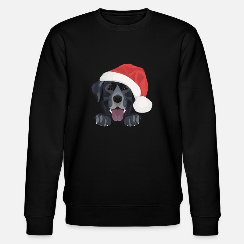 Joyeux Noël Labrador - Sweat bio CHANGER Stanley/Stella Unisexe - noir