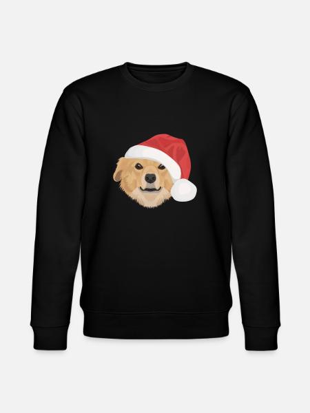 Nova Scotia Retriever Merry Christmas - Stanley/Stella CHANGER Unisex Organic Sweatshirt - black