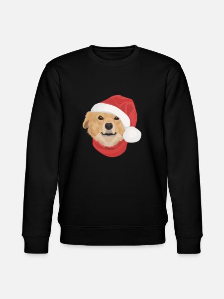 Nova Scotia Retriever Merry Christmas - Stanley/Stella CHANGER Unisex Organic Sweatshirt - black