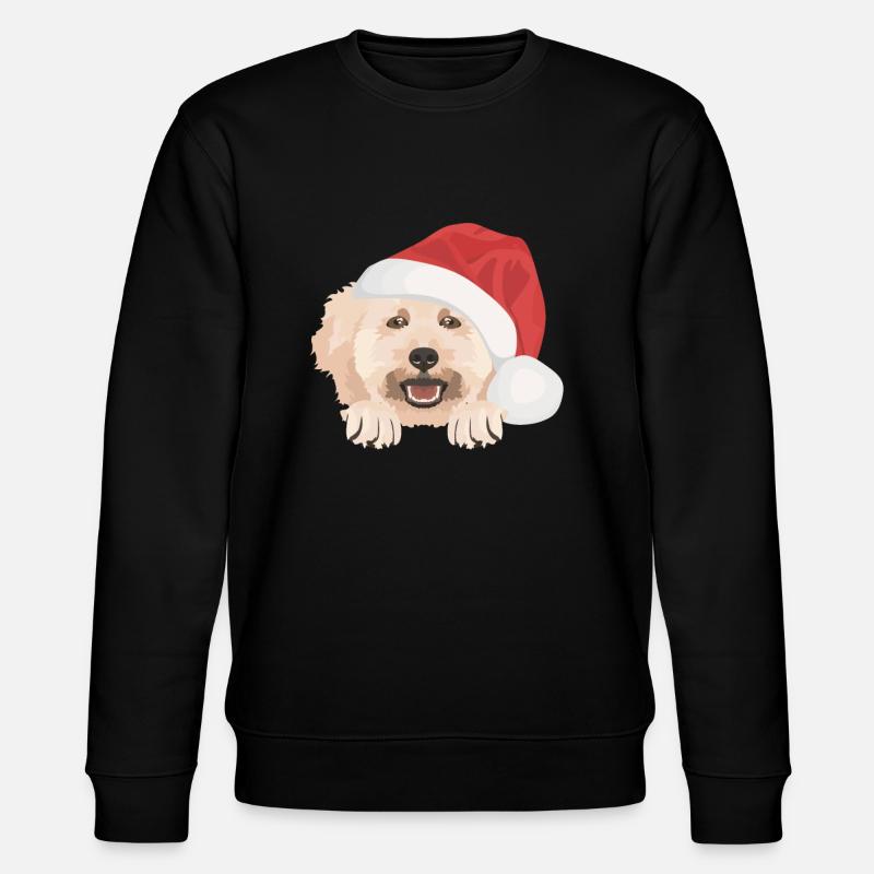 Caniche Joyeux Noël - Sweat bio CHANGER Stanley/Stella Unisexe - noir