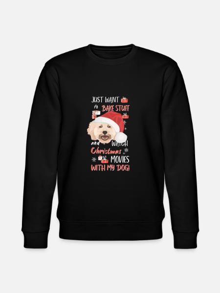 Caniche Joyeux Noël - Sweat bio CHANGER Stanley/Stella Unisexe - noir