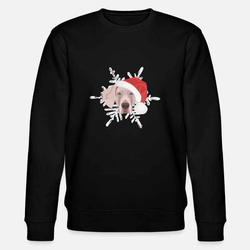 Joyeux Noël Weimaraner - Sweat bio CHANGER Stanley/Stella Unisexe - noir