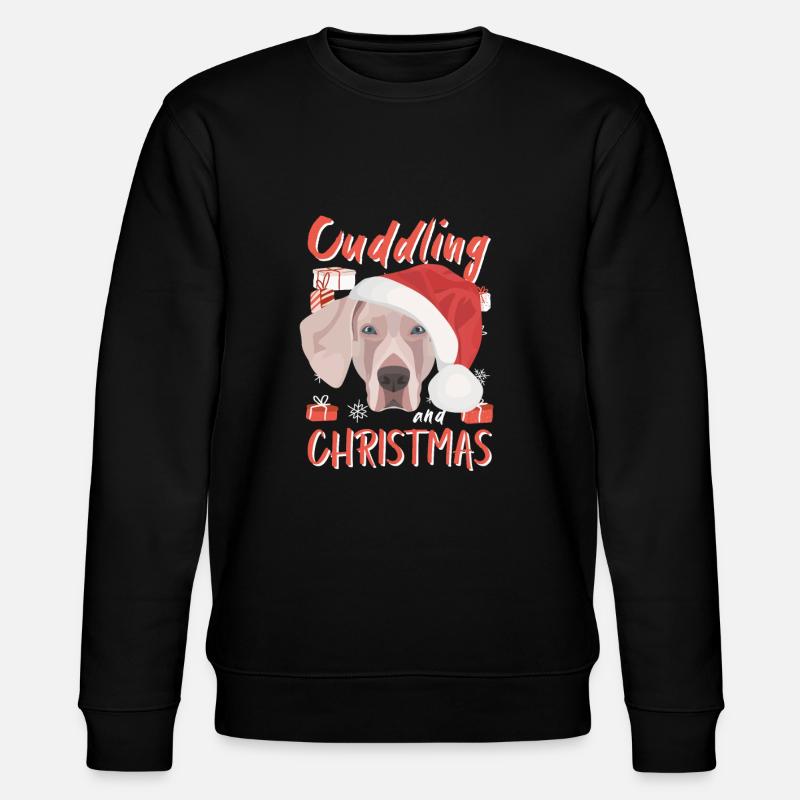 Joyeux Noël Weimaraner - Sweat bio CHANGER Stanley/Stella Unisexe - noir