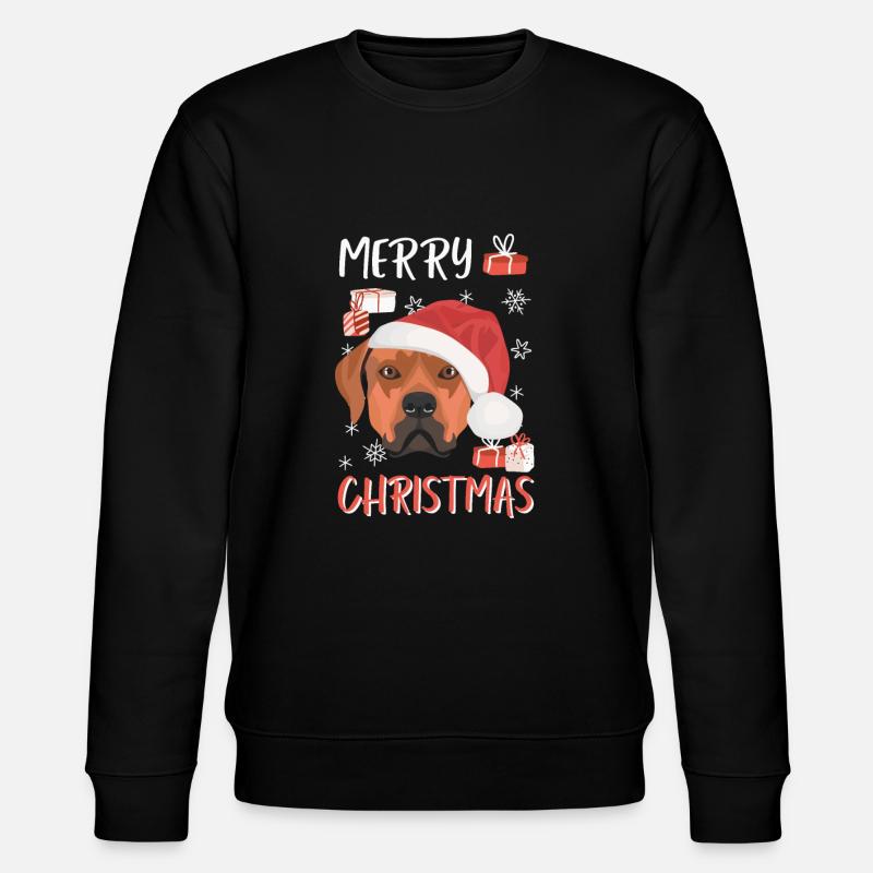 Rhodesian Ridgeback Joyeux Noël - Sweat bio CHANGER Stanley/Stella Unisexe - noir