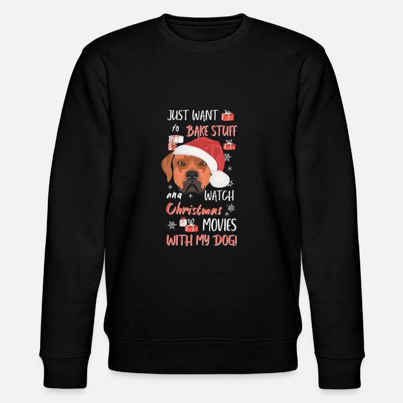 Rhodesian Ridgeback Joyeux Noël - Sweat bio CHANGER Stanley/Stella Unisexe - noir