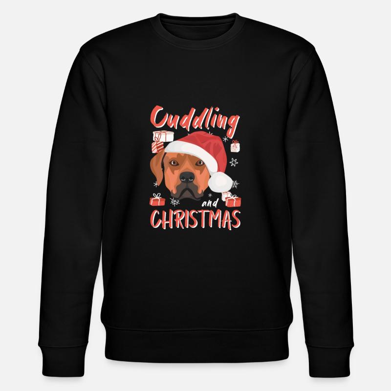 Rhodesian Ridgeback Joyeux Noël - Sweat bio CHANGER Stanley/Stella Unisexe - noir