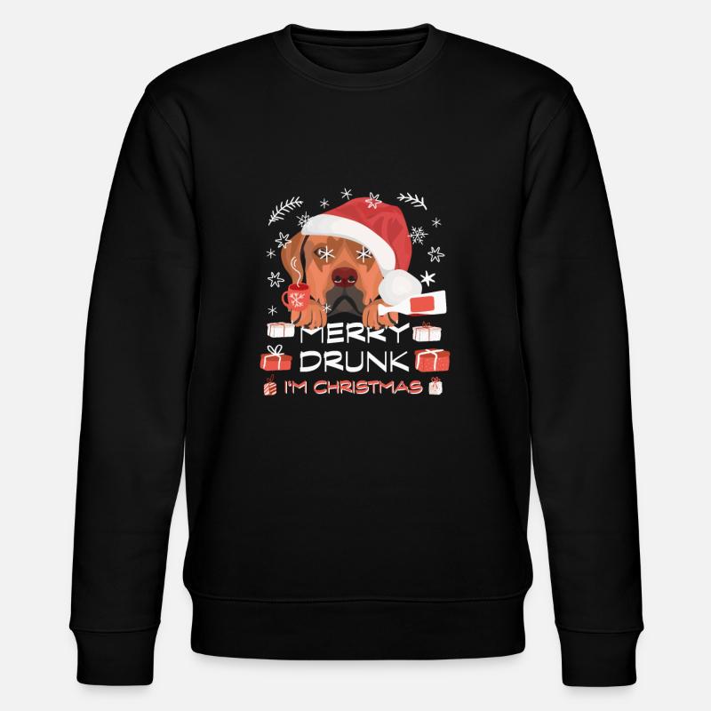 Rhodesian Ridgeback Weihnachtsmarkt - Stanley/Stella Unisex Bio-Sweatshirt CHANGER  - Schwarz