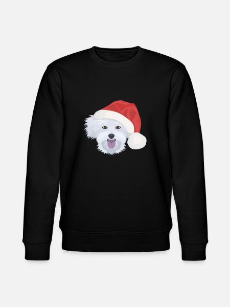 Malteser Merry Christmas - Stanley/Stella CHANGER Unisex Organic Sweatshirt - black