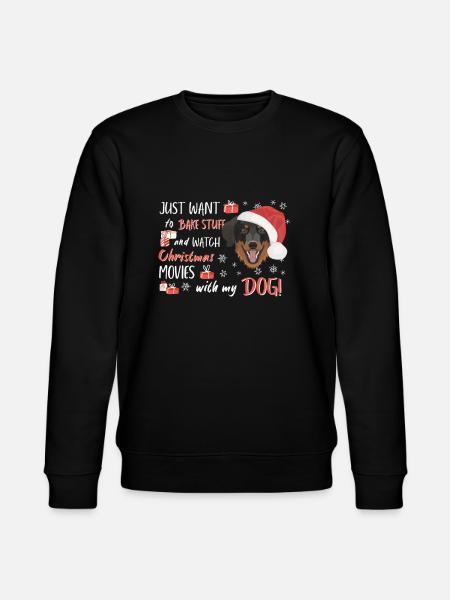 Hovawart Merry Christmas - Stanley/Stella CHANGER Unisex Organic Sweatshirt - black