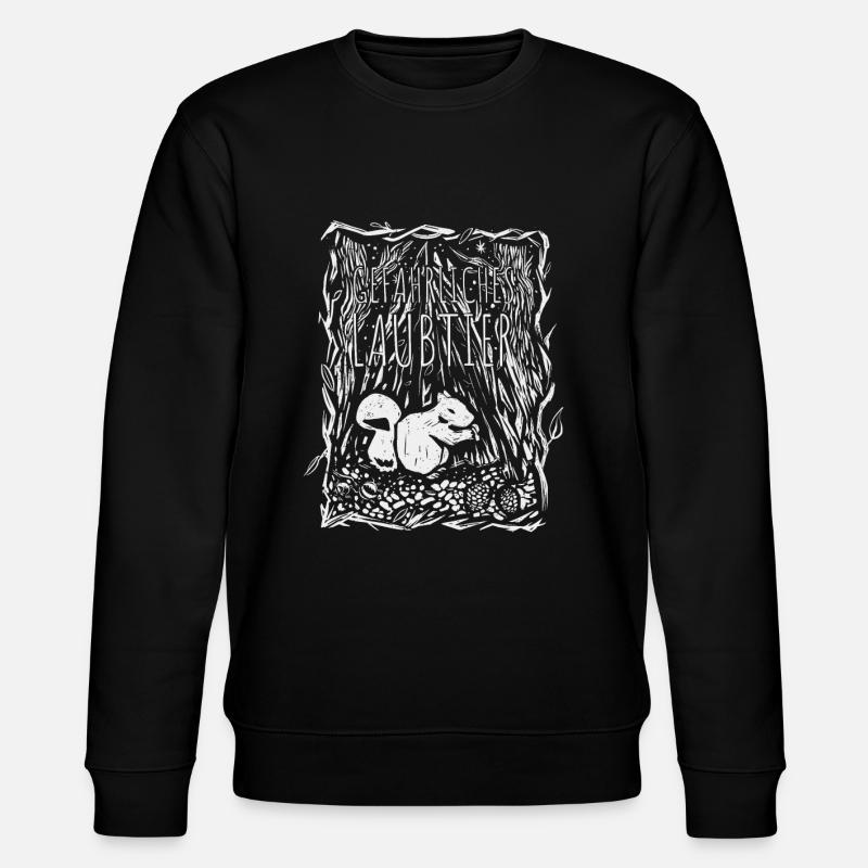 Dangerous deciduous squirrel - Stanley/Stella CHANGER Unisex Organic Sweatshirt - black