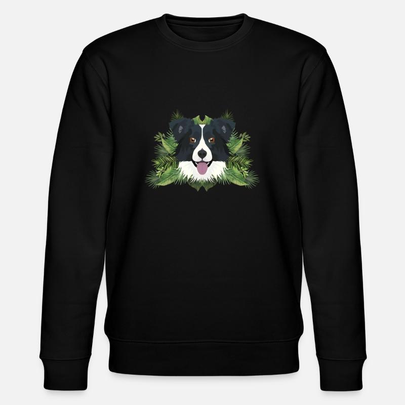 Tropical Border Collie - Sweat bio CHANGER Stanley/Stella Unisexe - noir