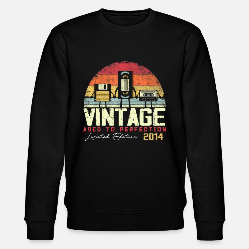 Cadeau Millésime 2014 - Sweat bio CHANGER Stanley/Stella Unisexe - noir