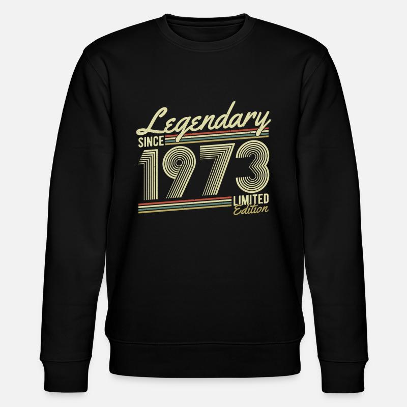 Legendär seit 1973 - Stanley/Stella Unisex Bio-Sweatshirt CHANGER  - Schwarz