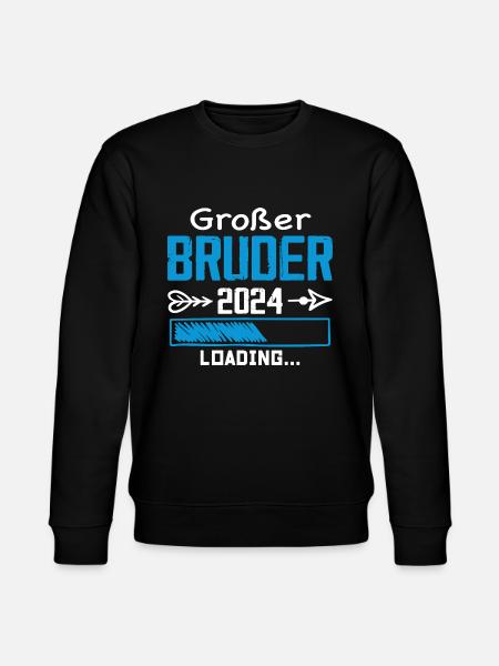 Großer Bruder 2024 - Stanley/Stella Unisex Bio-Sweatshirt CHANGER  - Schwarz