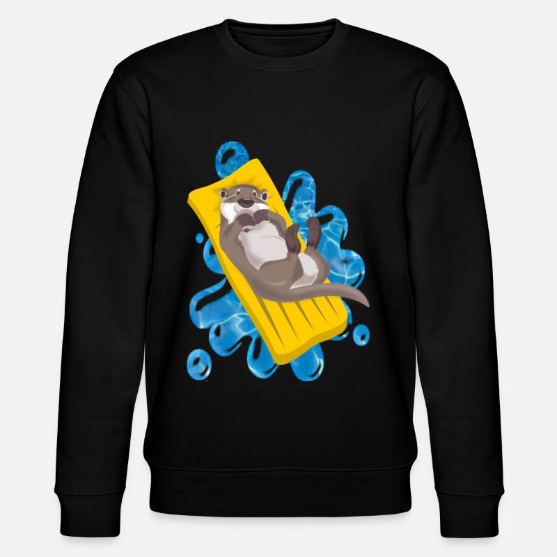 OTTER FREIZEIT - Stanley/Stella Unisex Bio-Sweatshirt CHANGER  - Schwarz