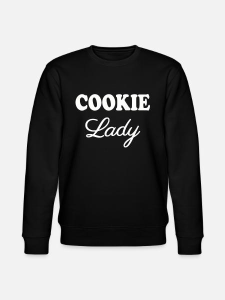 Cookie Lady - Stanley/Stella Unisex Bio-Sweatshirt CHANGER  - Schwarz