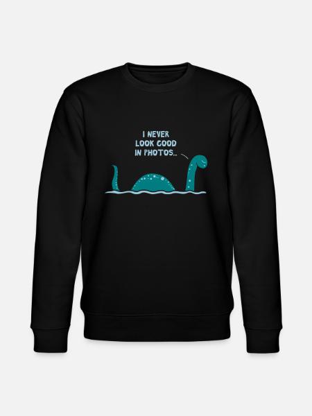 Nessie / Illustration - Stanley/Stella Unisex Bio-Sweatshirt CHANGER - Schwarz