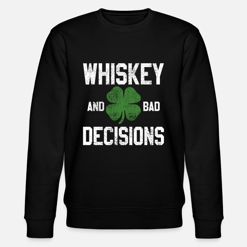 Irischer Whiskey - Stanley/Stella Unisex Bio-Sweatshirt CHANGER - Schwarz