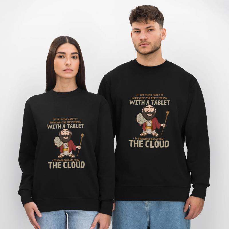 Moses Cloud Tablet Server Admin Tech Support Stanley/Stella Unisex Bio-Sweatshirt CHANGER 