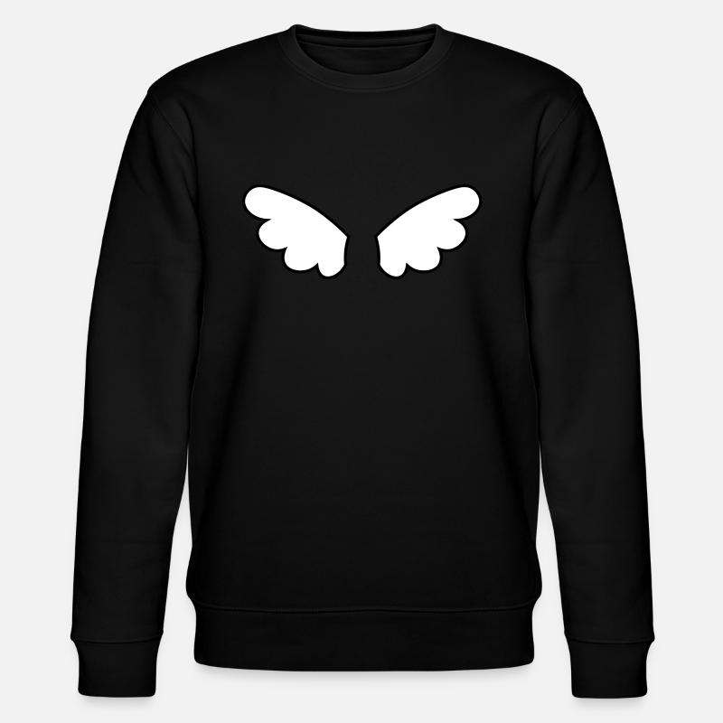 Ailes d'ange - ailes d'anges - Sweat bio CHANGER Stanley/Stella Unisexe - noir