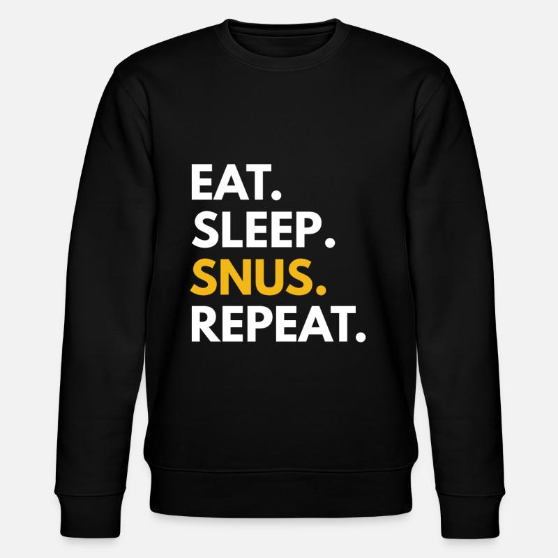 Snus Tabak Nikotin Schweden - Stanley/Stella Unisex Bio-Sweatshirt CHANGER - Schwarz