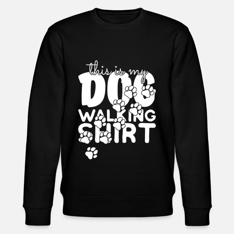 Hunde Shirt - Stanley/Stella Unisex Bio-Sweatshirt CHANGER - Schwarz