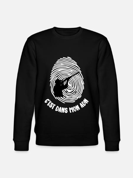 dans mon adn - Sweat bio CHANGER Stanley/Stella Unisexe - noir