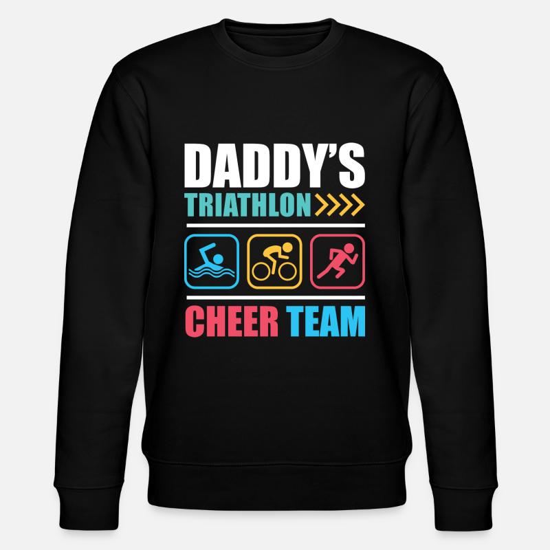 Fan de triathlon - Sweat bio CHANGER Stanley/Stella Unisexe - noir