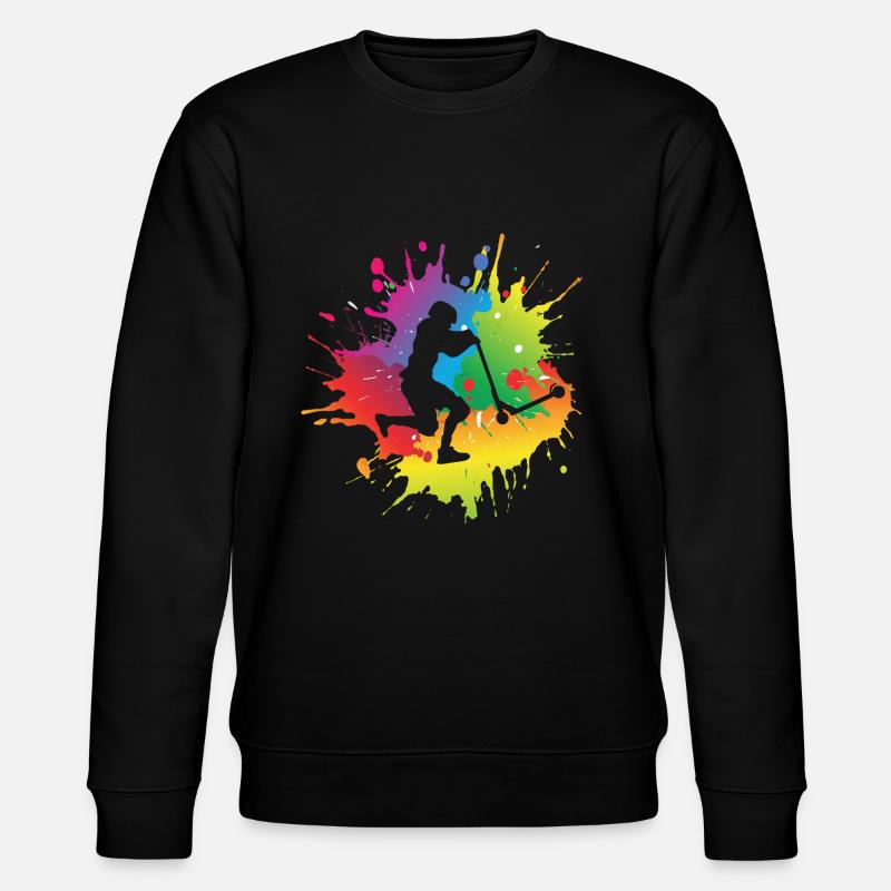 Cascade de scooter - Sweat bio CHANGER Stanley/Stella Unisexe - noir